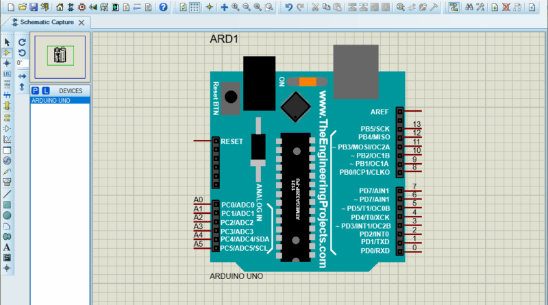 Arduino Proteus